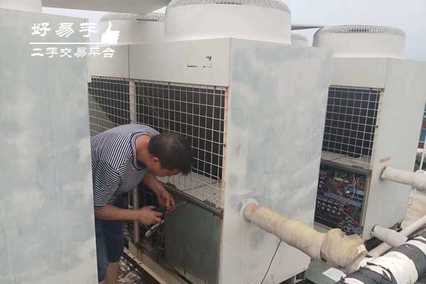 深圳光明公明中央空调回收现场图片一