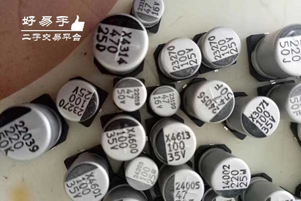 深圳宝安大王山铝贴片电解电容回收现场图片一