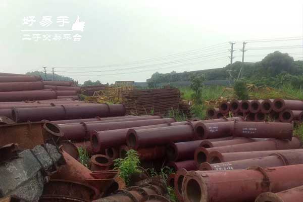 深圳龙岗第五园铸铁排水管回收现场图片一