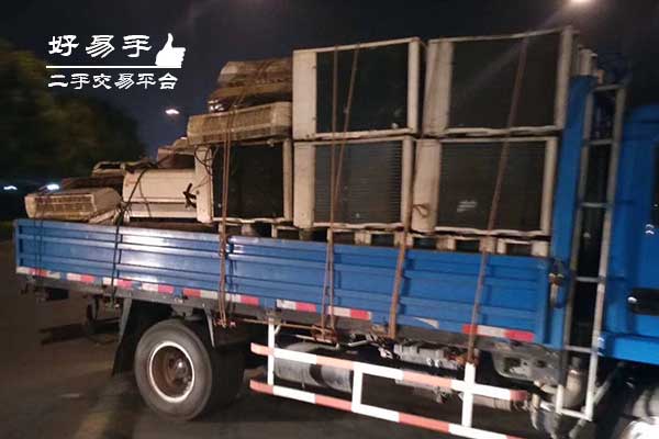 深圳福田侨香酒店报废空调回收现场图片二