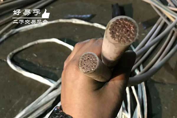 东莞企石江边废旧电线电缆回收现场图片一