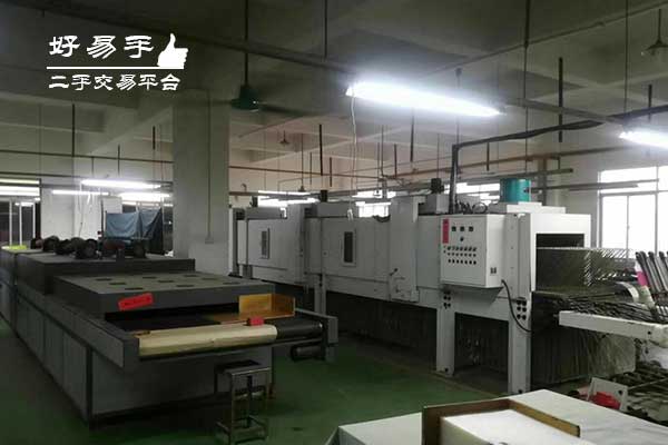 深圳龙岗良安田印刷厂设备回收现场图片二