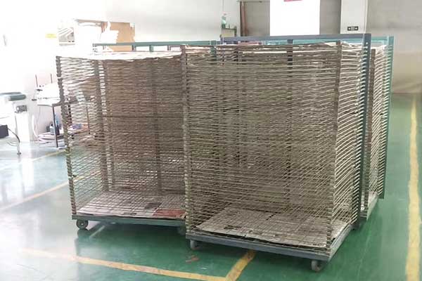 深圳坪山龙田烘烤干燥架千层架回收现场图片一