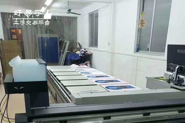 深圳龙岗龙新服装印花机回收现场图片一