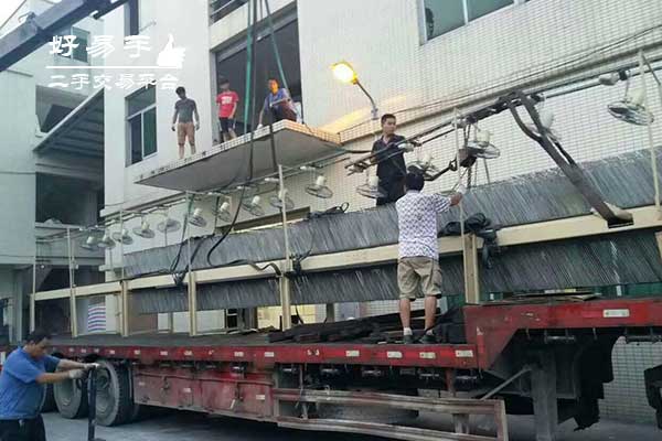 东莞石排沙角丝印千层架回收现场图片一