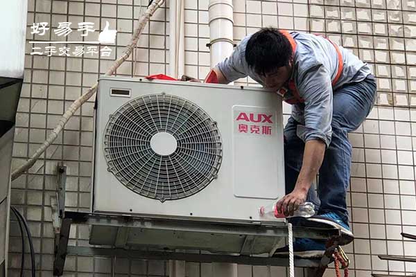 深圳龙岗沙湾空调拆除空调回收现场图片一